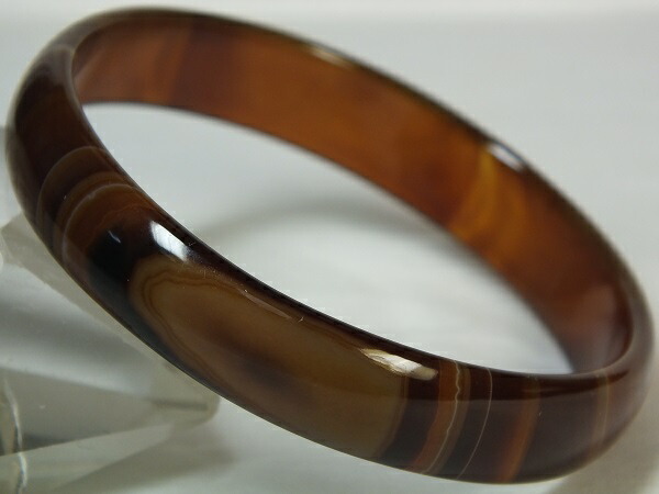 楽天市場】□龍香堂□☆瑪瑙（メノウ）小型バングル54mm（t28