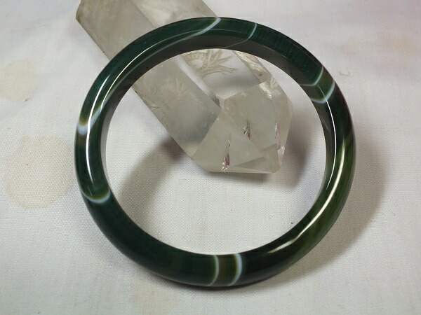 楽天市場】□龍香堂□☆瑪瑙（メノウ）バングル58mm（t8） : 龍香堂