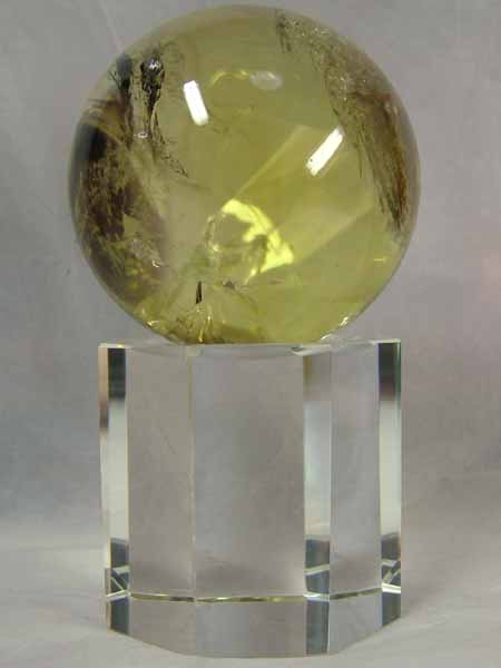 ■龍香堂■☆珍品！黄水晶（シトリン）８６ｍｍ玉