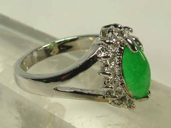 楽天市場】□龍香堂□☆ミャンマー翡翠リング15号（Gj） : 龍香堂