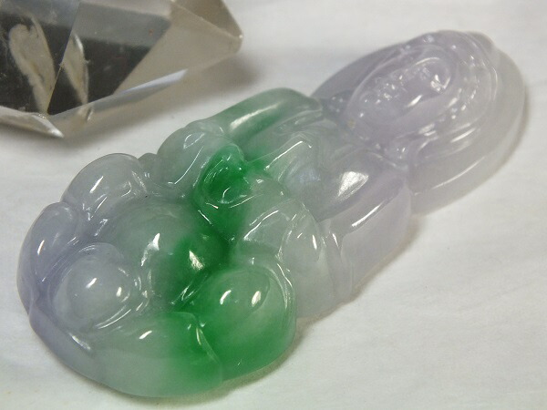 楽天市場】□龍香堂□☆A貨ミャンマー墨翡翠（ひすい）「観音牌子