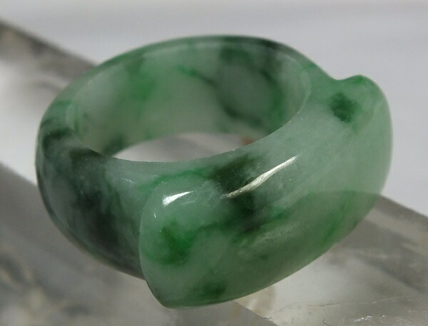 楽天市場】□龍香堂□☆ミャンマー翡翠（ひすい）広幅指輪22号 : 龍香堂