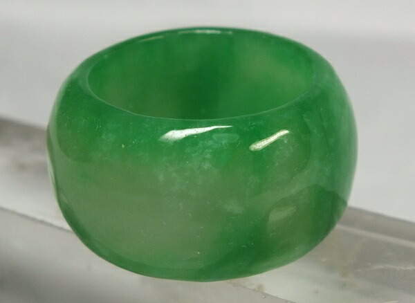 楽天市場】□龍香堂□☆ミャンマー翡翠（ひすい）広幅指輪22号（r4