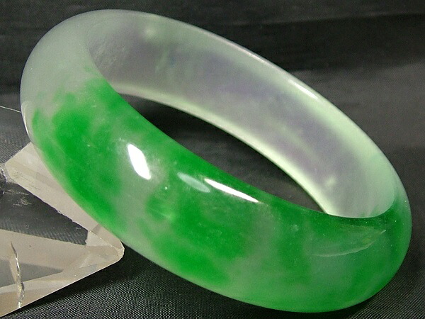 楽天市場】□龍香堂□☆美品！ミャンマー氷種ラベンダー翡翠バングル