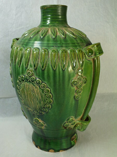 楽天市場】□龍香堂□☆【中国骨董品】青色人物絵付細口瓶330mm