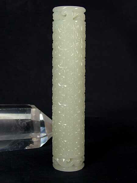 楽天市場】□龍香堂□☆和田玉（ホータンぎょく）台付置物「賢人庵