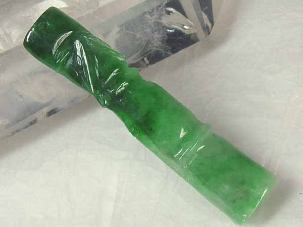 ■龍香堂■☆ミャンマー翡翠(ひすい)天竹(66mm)