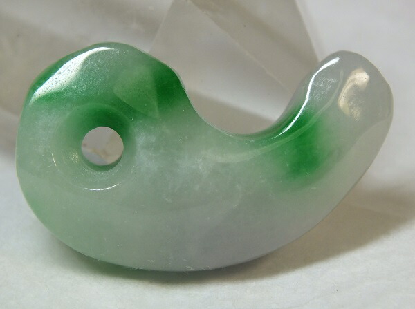 楽天市場】□龍香堂□☆ミャンマー翡翠（ひすい）勾玉35mm（k71