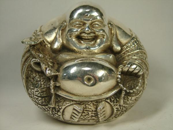 楽天市場】唐金 『布袋』 高さ約1m30cm 銀象嵌入り 七福神 開運