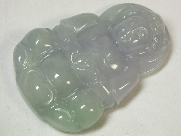 楽天市場】□龍香堂□☆ミャンマーラベンダー翡翠（ひすい）「観音牌子