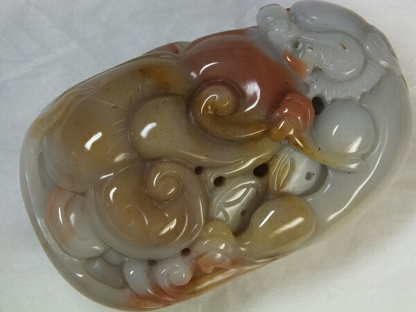 楽天市場】□龍香堂□☆和田（ホータン）黄玉「金魚」65mm（v24