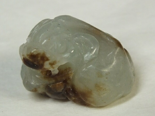 楽天市場】□龍香堂□☆和田白玉（ホータンはくぎょく）貔貅（ひきゅう