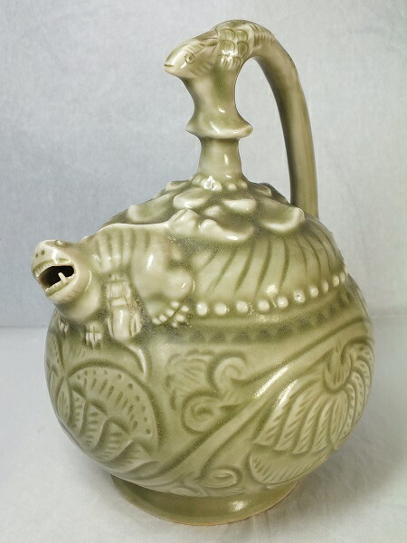 楽天市場】□龍香堂□☆【中国古物】青銅器「環耳方壺（盛酒器