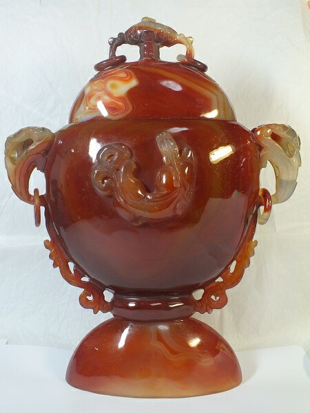 楽天市場】□龍香堂□☆珍品！瑪瑙（メノウ）製急須型置物（B） : 龍香堂