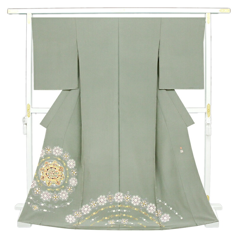 中村宗悦造　本桑和巾　仕覆　正絹　正倉院 如意華紋　美品　茶道　送料込 中村宗悦造 本桑和巾 仕覆 正絹 正倉院 如意華紋