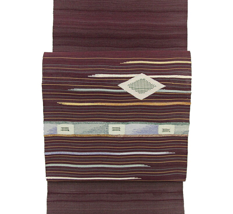 丹波屋　紬八寸名古屋帯 楽天市場】丹波布 袋名古屋帯 八寸帯 藍地 手紡ぎ 手織り 草木染