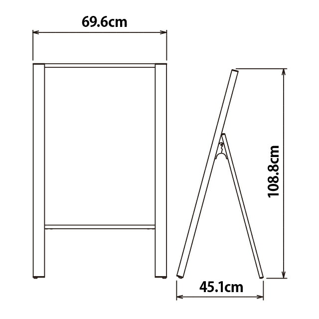 送料無料 木目柄片面ポスタースタンド A1サイズ用 立て看板 スタンド看板 店舗用看板 ポスターフレーム ポスターパネル Fmcholollan Org Mx
