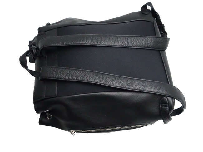 カーフ/ リュック/ 黒 バックパック/ ◆ペッレモルビダ 【税込価格】 PELLE 【あす楽対応】 【中古】 MORBIDA◆ 【BAG3261】 【質屋出店】