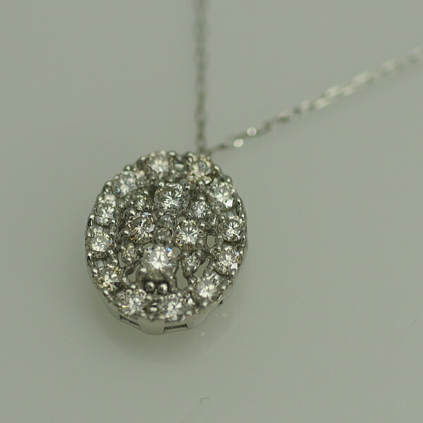 ♪ネックレス♪ Pt850Pt950/ダイヤD0.40 【JR1871】【税込価格】【質屋出店】【中古】【対応】