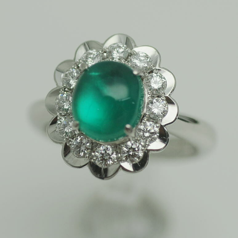 楽天市場】【新入荷!!】tatsuo nagahata K10エメラルド×ダイヤリング