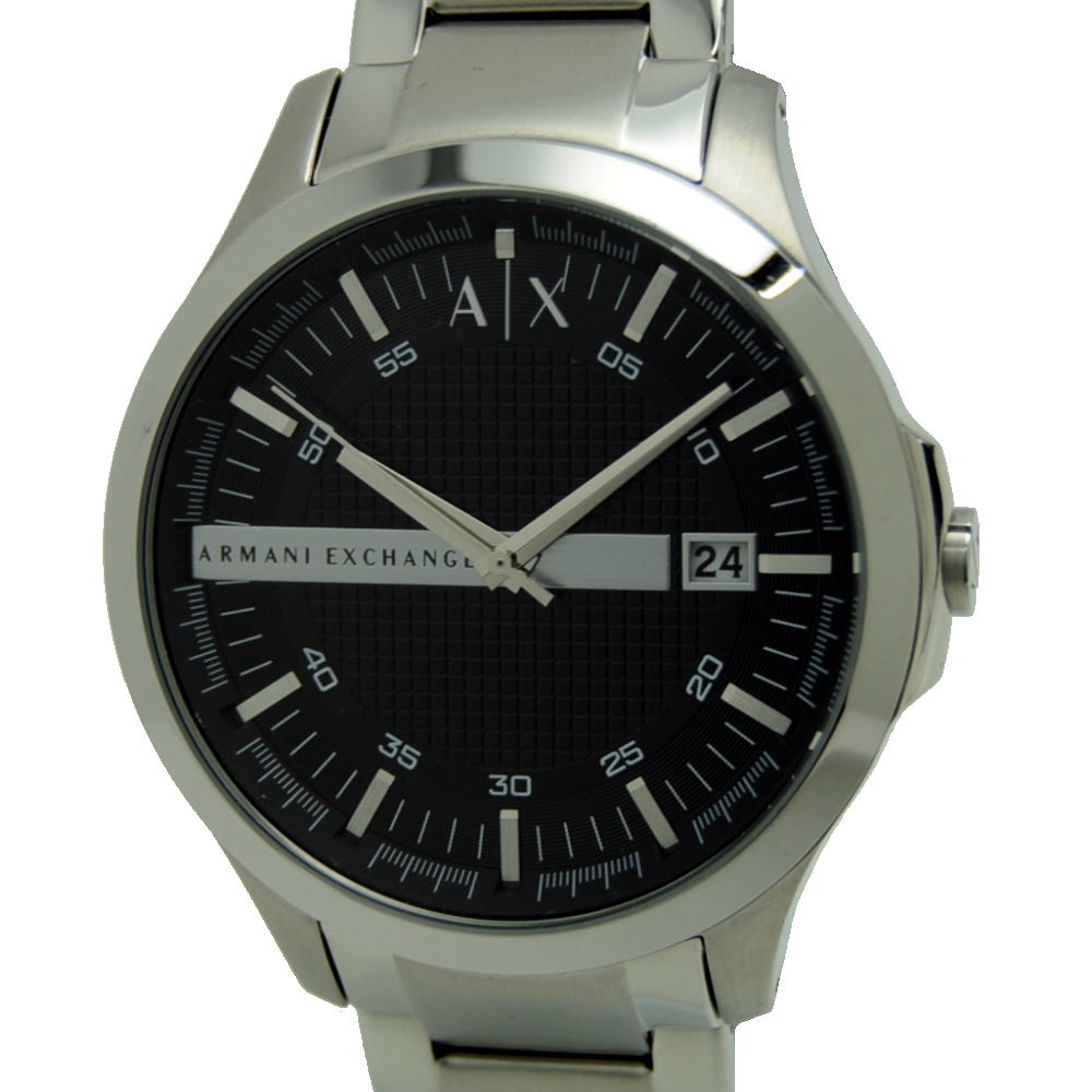 ◆アルマーニエクスチェンジ ARMANI EXCHANGE◆ 【内箱】メンズ時計/ハンプトン/SS/黒/AX2103 【MW1614】【税込価格】【質屋出店】【中古】【対応】