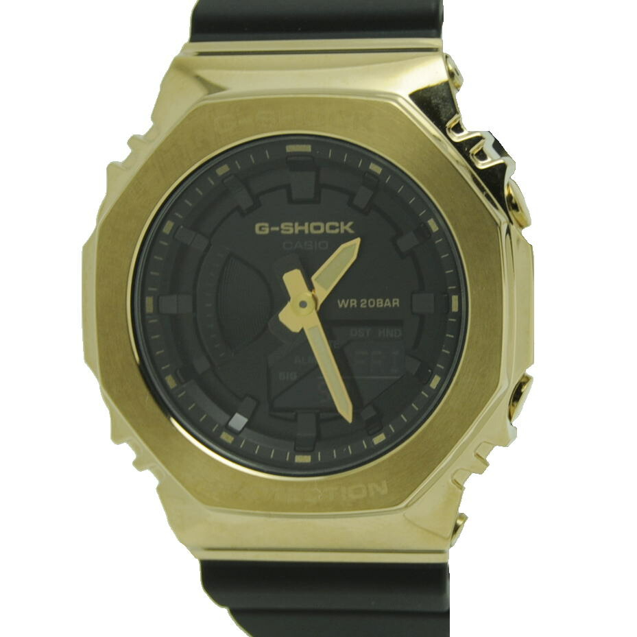 ◆カシオ CASIO◆ 【箱 保】メンズ時計/Gショック/メタルカバーシリーズ/ゴールド×黒/アナデジ/SS×樹脂/GM-S2100GB-1AJF 【MW1720】【税込価格】【質屋出店】【中古】【対応】|かねき質店