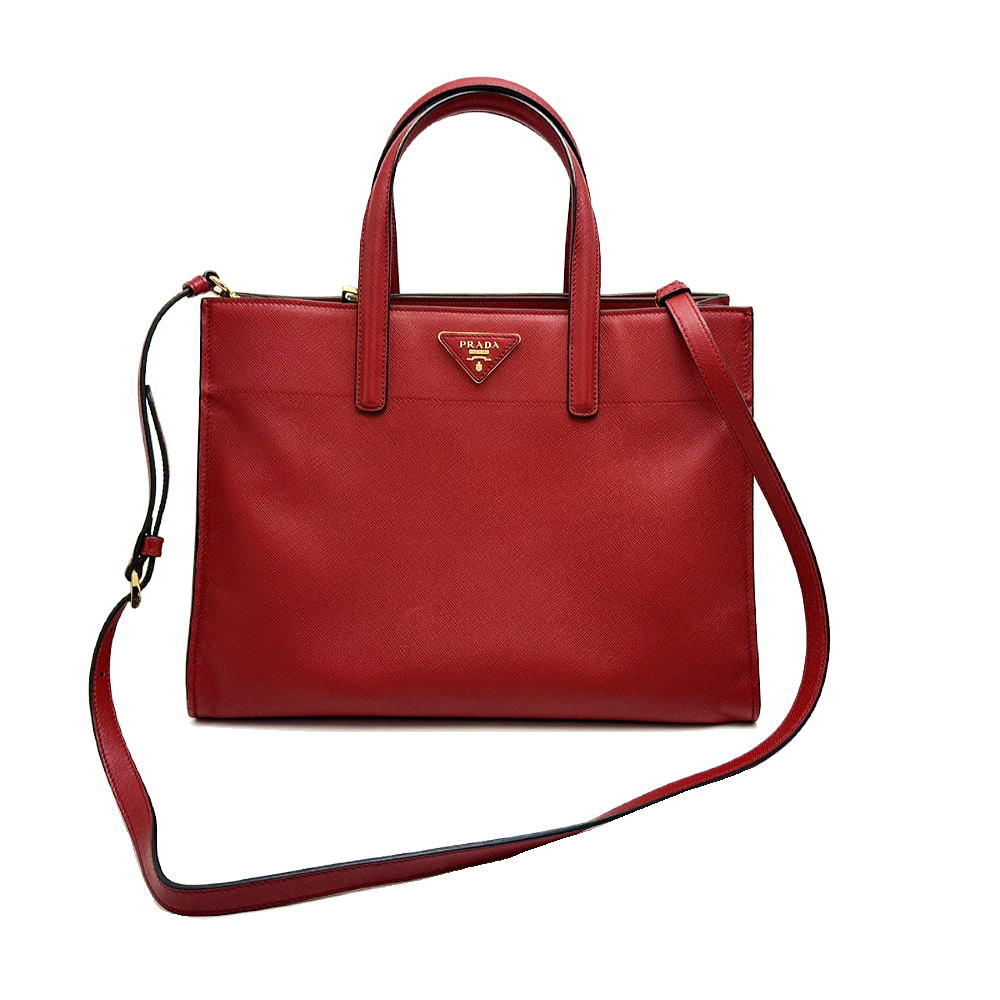 楽天市場】◇プラダ PRADA◇ 2WAYバッグ/レザー/ネイビー/BN2794