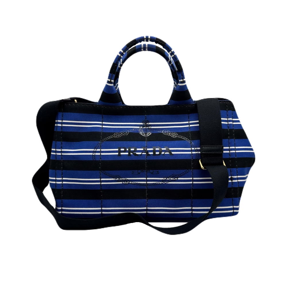 楽天市場】◇プラダ PRADA◇ 2WAYバッグ/レザー/ネイビー/BN2794