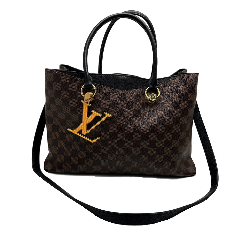 ★ルイ・ヴィトン LOUIS VUITTON★ トートバッグ/ダミエ/リバー片方/N40050 【LV2255】【税込通貨価値】【一六銀行下位区分】【中古】【相応う】