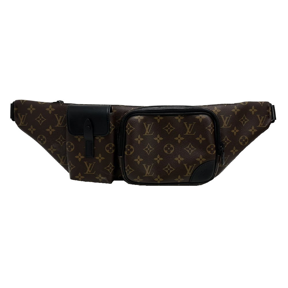 ★ルイ・ヴィトン LOUIS VUITTON★ 上半身御徒面子/モノグラムマカサー/クリストファーバムバッグ/M45337 【LV2272】【税込通貨価値】【一六銀行下位区分】【中古】【相応う】