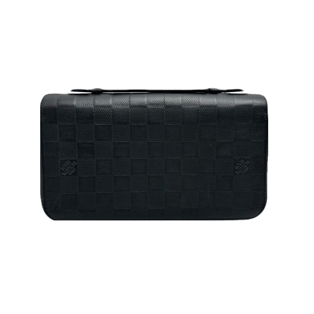 ★ルイ・ヴィトン LOUIS VUITTON★ 二番め御徒面子/ダミエアンフィニ/ジッピーXL/オニキス/黒いこと/N61254 【LV2347】【税込通貨価値】【一六銀行下位区分】【中古】【相応う】