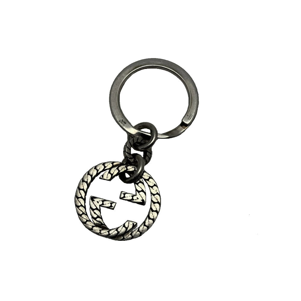 グッチ　GUCCI キーリング　インターロッキング　キーホルダー　黒 楽天市場】GUCCI グッチ ハート モチーフ インターロッキング