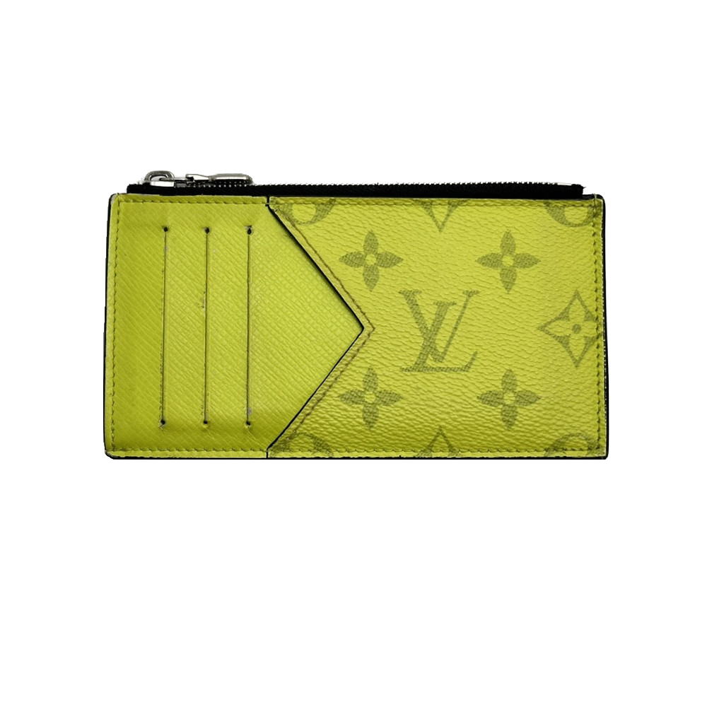★ルイ・ヴィトン LOUIS VUITTON★ コインケース/タイガラマ/コインカードフォルダー/ネオンイエロー/小銭入/M30950 【SA7953】【税込価格】【質屋出店】【中古】【対応】