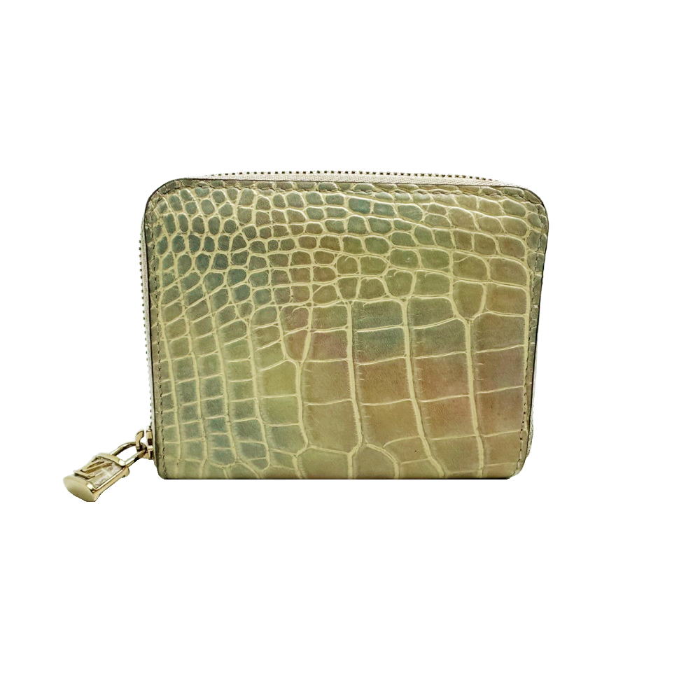 ★ルイ・ヴィトン LOUIS VUITTON★ 金入れ/エキゾチックライン/クロコダイル/アリゲーター/ジッピーコインパース/虹霓/釣り銭入 【SA8132】【税込通貨価値】【一六銀行下位区分】【中古】【相応う】
