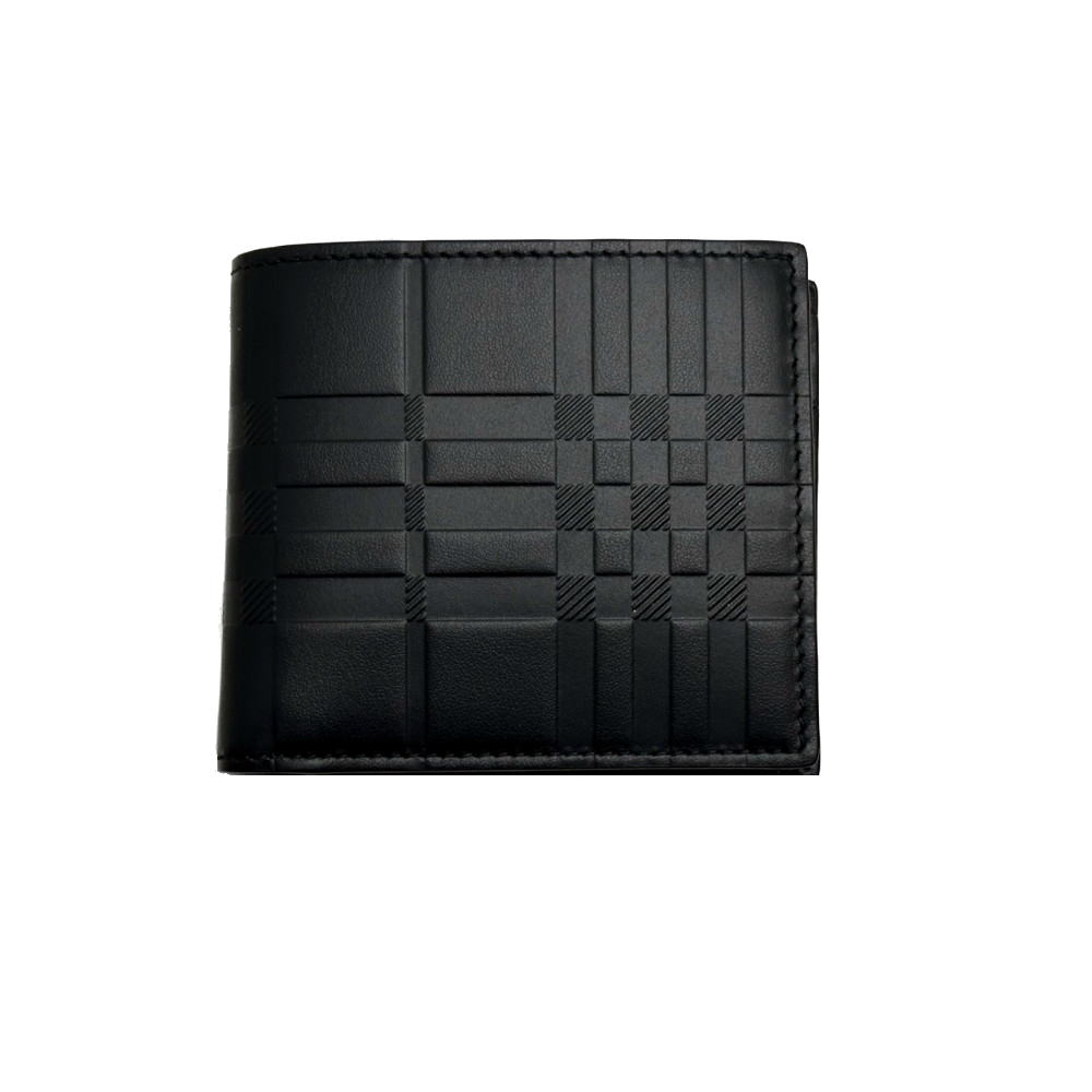 新品！Burberryレザー エンボスチェック マネークリップ Amazon.co.jp: [BURBERRY] [バーバリー] マネークリップ 2つ折り