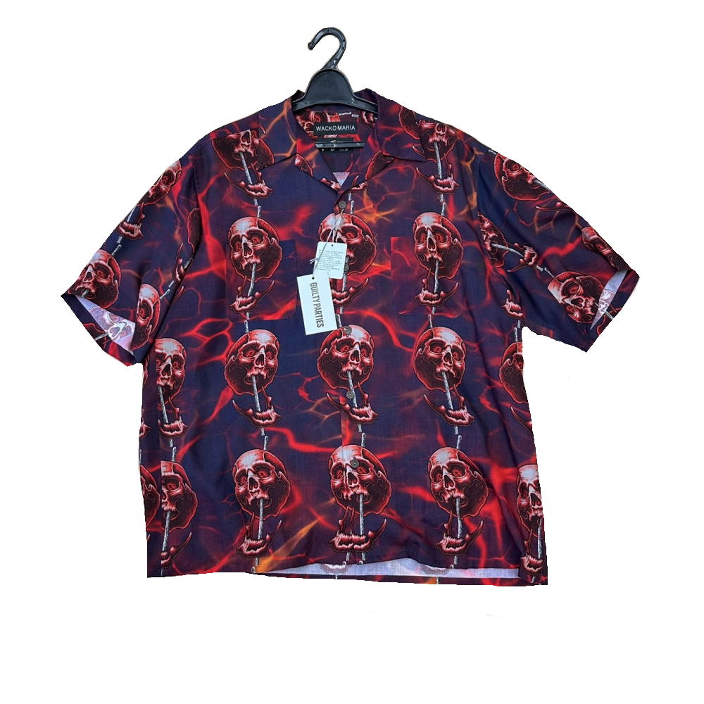 21ssワコマリア 56 TATTOO STUDIO アロハシャツ　M WACKO MARIA (ワコマリア) 56 TATTOO STUDIO / S/S HAWAIIAN