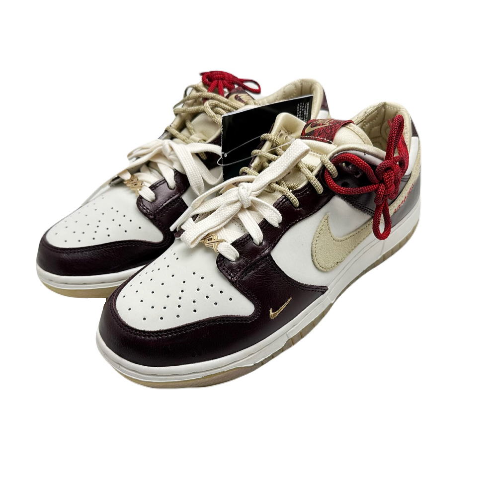 ◆ナイキ NIKE◆ 靴/スニーカー/W DUNK LOW LX/Year of the snake/ホワイト&times;マロン&times;ゴールド/27cm/#10/HV5991-171 【SA8330】【税込価格】【質屋出店】【新品】【対応】｜かねき質店