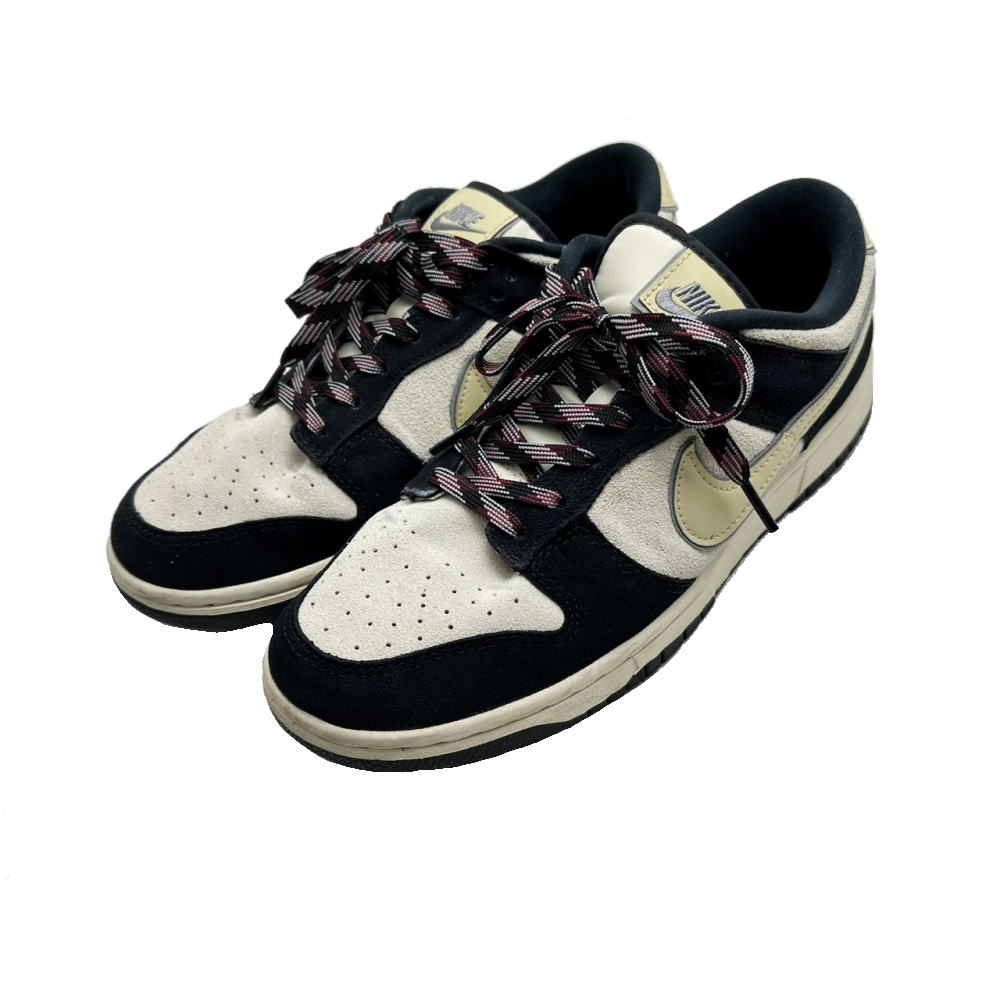 ◆ナイキ NIKE◆ 靴/スニーカー/WMNS DUNK LOW LX/ウイメンズダンクローLX/Black Suede/ブラック×アイボリー×ホワイト/28cm/#11/DV3054-001 【SA8395】【税込価格】【質屋出店】【中古】【対応】