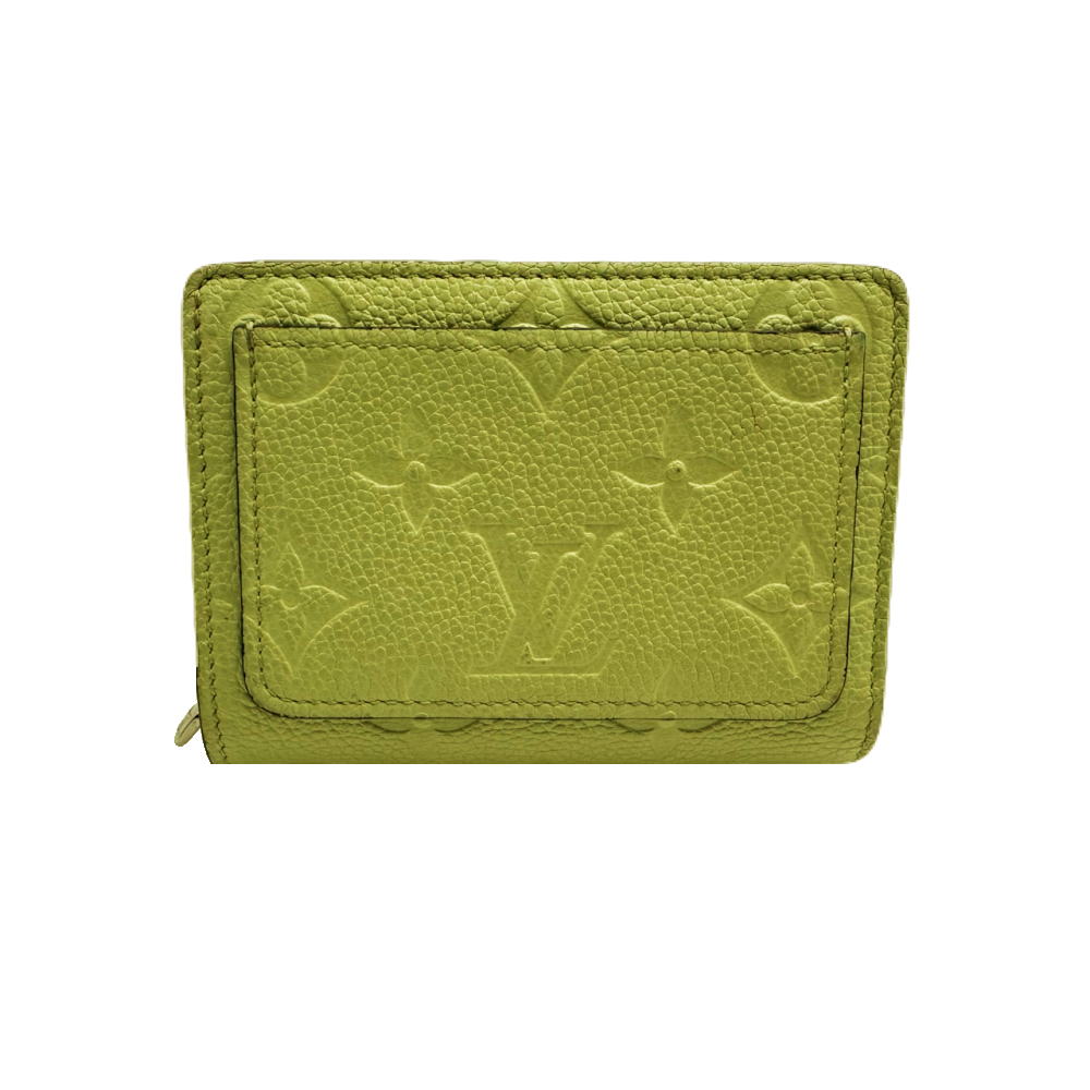 ★ルイヴィトン LOUIS VUITTON★ 紙入れ/アンプラント/ポルトフォイユクレア/頭を覆う物万覚え帳(緑であること黄色系)/三つ折サイフ/M82515 【SA8525】【税込必要経費】【一六銀行下位区分】【中古】【相応う】