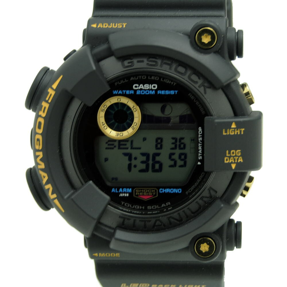 ◆カシオ CASIO◆ 【箱 保】メンズ時計/Gショック/フロッグマン/30周年モデル/チタン×樹脂/黒/GW-8230B-9AJR 【MW2083】【税込価格】【質屋出店】【中古】【対応】