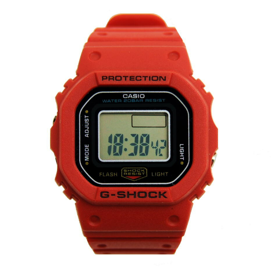 ◆カシオ CASIO◆ 【箱 保】メンズ時辰儀/Gぼうぜん自失ナノ/リングウォッチ/SS×脂/赤いこと/DWN-5600-4JR 【MW2171】【税込必要経費】【一六銀行下位区分】【新品】【相応う】