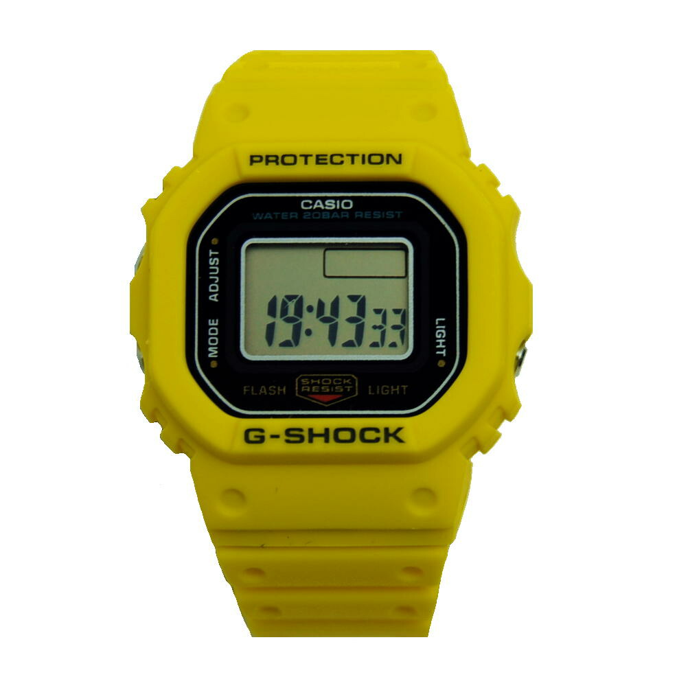 ◆カシオ CASIO◆ 【箱 保】メンズ時辰儀/Gぼうぜん自失ナノ/リングウォッチ/SS×脂/黄色/DWN-5600-9JR 【MW2156】【税込必要経費】【一六銀行下位区分】【新品】【相応う】