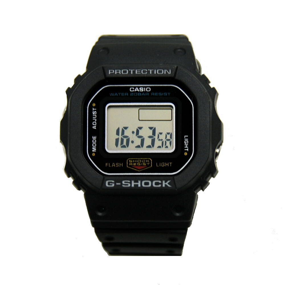 ◆カシオ CASIO◆ 【箱 保】メンズ時辰儀/Gぼうぜん自失ナノ/リングウォッチ/SS×脂/黒いこと/DWN-5600-1JR 【MW2172】【税込通貨価値】【一六銀行下位区分】【新品】【相応う】
