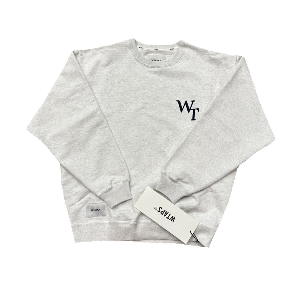 ◆ダブルタップス WTAPS◆ メンズ/SWEATER/スウェット/コットン/ライトグレー/2026SS/#3/#L/261ATDT-CSM04 【SA8538】【税込価格】【質屋出店】【新品】【対応】