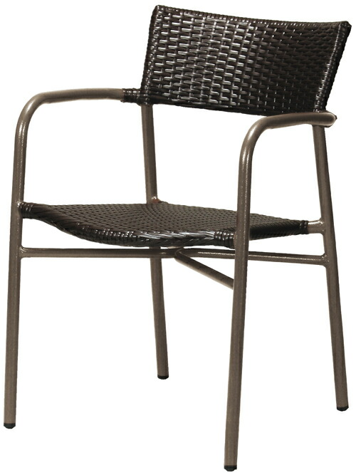 楽天市場】アルミアームチェア4脚セット AL-P53AC-4set ガーデンチェア