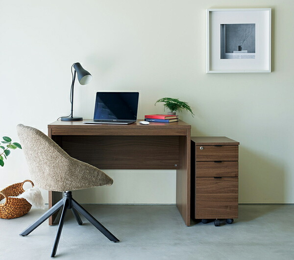 【新製品デスクのみ】WDS-MND1000(BR/NA)（ブラウン/ナチュラル）W1000×D600×H720mm 天板:パーティクルボード （25mm厚 ）メラミン化粧板貼り側板:フラッシュ加工（(24mm厚）プリント紙貼り【送料無料】
