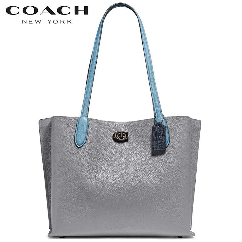 数量限定 楽天市場 21新作 コーチ トートバッグ レディース コーチ ブティックライン コーチ バック Coach ウィロウ トート カラーブロック ウィズ シグネチャー キャンバス インテリア グラニット 母の日プレゼント Kanon Story Web限定 Www