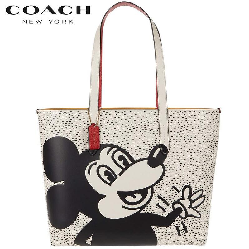 トートバッグ ショルダー ローグ25 ディズニー Miki フレンズ Coach