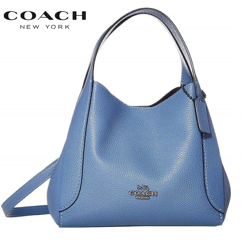 コーチ ショルダーバッグ レディース コーチ バック ブティックライン COACH ハドリー ホーボー 21 ストーン ブルー 78800 軽量 通勤バッグ 420ｇ