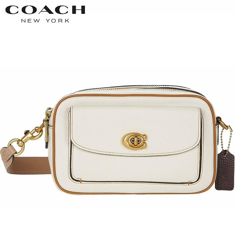 コーチ バック 新作 コーチ ショルダーバッグ 新作 ブティックライン COACH ウィロウ カメラ バッグ カラーブロック チョーク マルチ｜KANON STORY